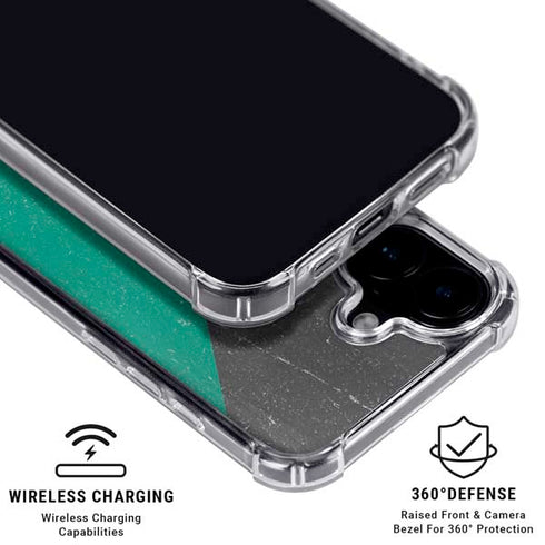 Kuwait Flag Distressed iPhone 16 Plus MagSafe Case